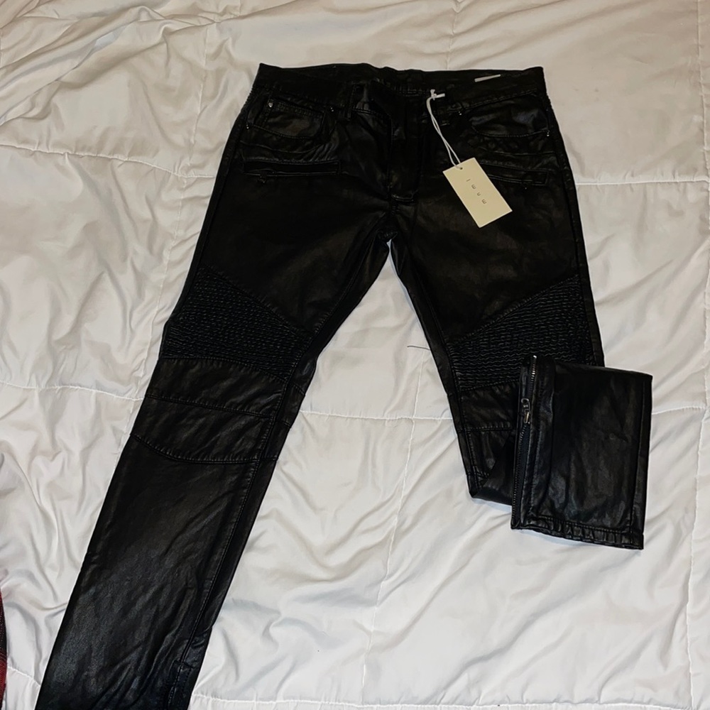 Leather Biker Pants (MNML) *BRAND NEW*